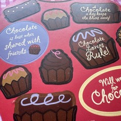 Vintage Chocolate Scratch Sniff Stickers & Stationery Hallmark Trend Scholastic