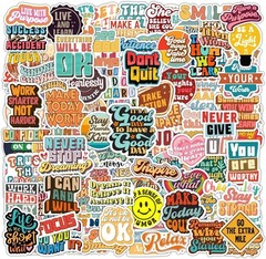 100 Pack Waterproof Motivational Stickers for Kids, Teens & Adults – Inspire!