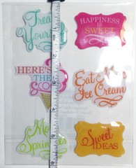 Ice Cream Stickers Set 3 Packs Dimensional Puffy Summer Treats Sweets Kid Craft
