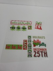 Vintage 1990s Holiday Christmas Mixed Sticker Sheets Hallmark Hobby lobby Ect