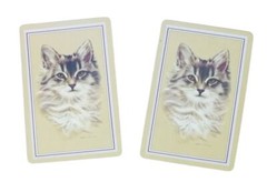2 Single Swap Playing Cards Collage Scrapbook Junk Journal Collecting Ephemera
