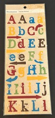 Colorbok DESTINATION ALPHABET Stickers 76 Stickers