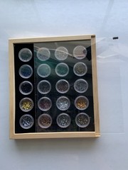 Vintage 20 Colors Karen Foster HERITAGE 800 pc EYELETS 1/8in 3mm Set 2004 Eyelet