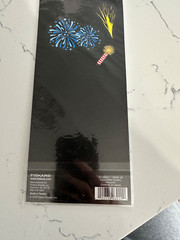 Cloud 9 Design Clear Multi-Color Glitter Fireworks Stickers 21PC Scrapbooking