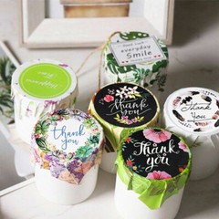 500 X Thank You Stickers DIY 1/1.5inch Letter Seal Business Gift Purchase Label