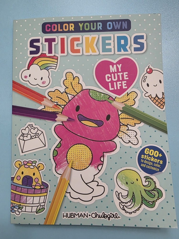 Color Your Own Stickers My Cute Life Hubman & Chubgirl