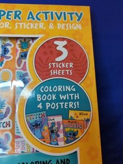 New Stitch Super Activity Color Sticker & Design NEW SEALED
