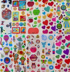 399+ STICKERS Valentine Day Theme Card Making Heart Love Quotes Red School Party