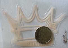 BLOSSOM “PRINCESS” CROWN Mylar shape(4”x2.5”)My Minds Eye•Bohemian•Queen•King•