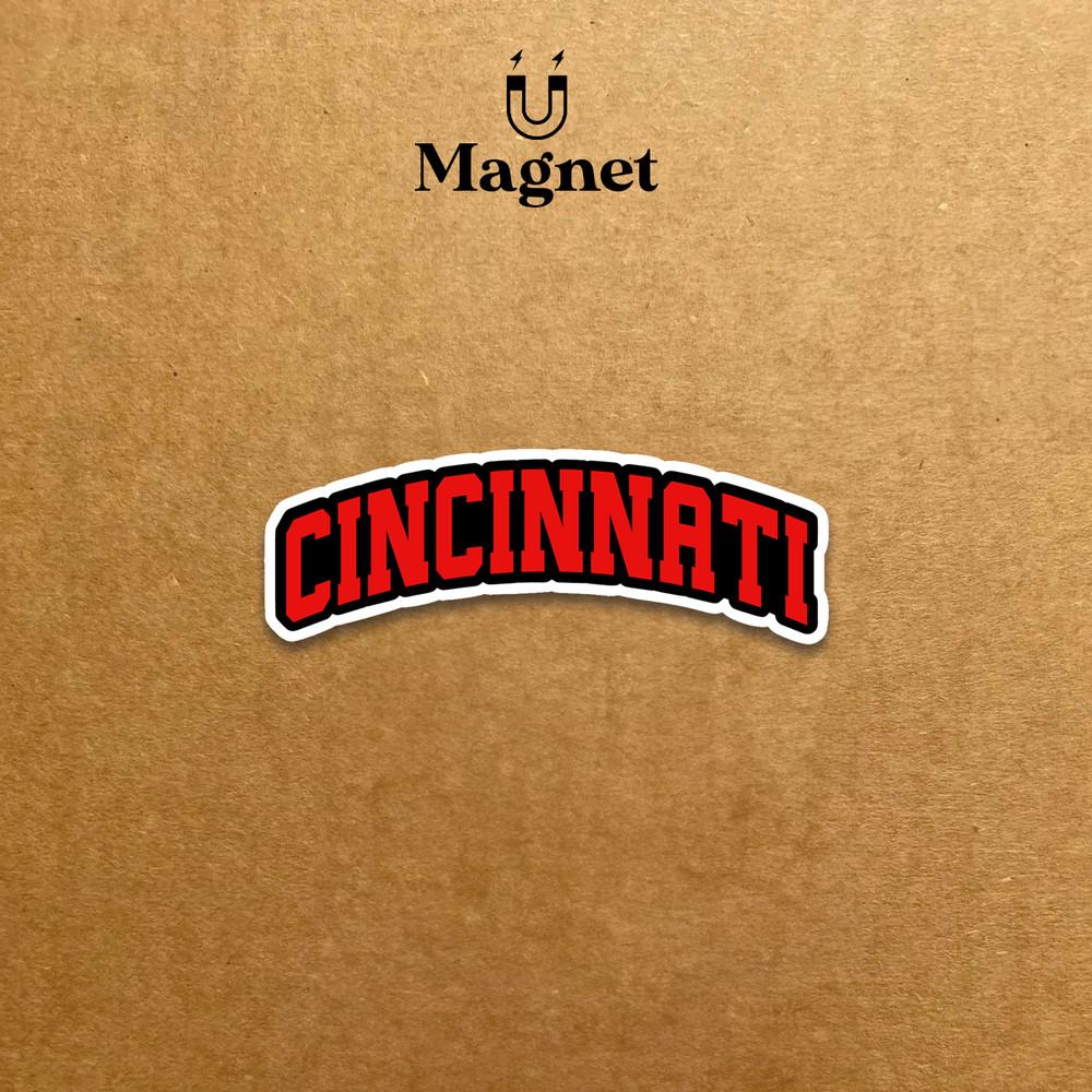 Cincinnati Magnet | Travel Magnet | Fridge Magnet (CIN02)