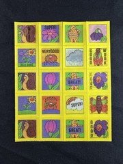 Vintage 80’s Standard Publishing STICK-N-FLICKER 2x Sticker Sheets Rare