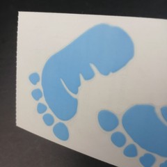 Frances Meyer Stickers Baby Boy Feet RTST 853 Footprints