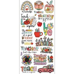 Violette Stickers Teachers Rule Sticker Sheet Back to School Appreciation Gift