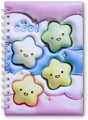 Reusable Sticker Book for Collecting – A5 Album Organizer with 3D Puffy Cover…