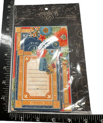 Graphic45 Worlds Fair Collection Cardstock Journaling Ephemera Cards Inserts