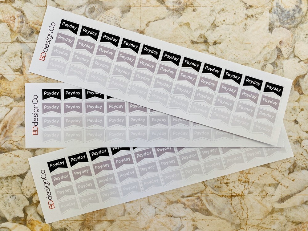 44 Payday Planner Stickers for All Types of Planners (#201)