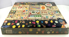 Vintage Sandylion 2500 Sticker Set Box Rare Metallic, Prismatic Nearly Complete