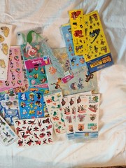 Disney Various Lot Sticker Scrapbook Sheets