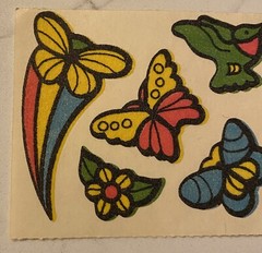 80s Vintage Mello Smello Factory Body Language Scented Fashion Tattoos Stickers
