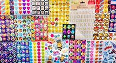 300 Sticker Collection, PLAY all DAY, SUMMER, Happy Crafting, Collages, Youth