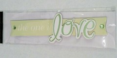 me&my BIG ideas SMALL TALK Stickers – THE ONE I LOVE – 1 pc