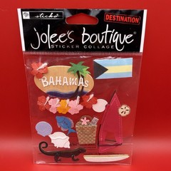 Jolee’s Boutique Stickers Summer, Beach, lot of 4
