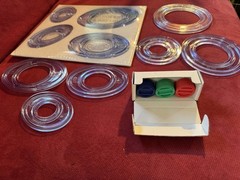 Creative Memories Oval/Circle Custom Cutting System Patterns Blades Some New