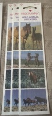VTG 2003 Mrs Grossman’s Wild Animal Stickers Lot 9 NOS Horse Polar Bear