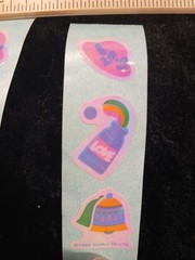 Vintage Rare Sanrio Iridescent Pastels Sticker 1984