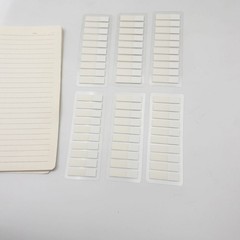 120Pcs White Clear PET Label Repositionable Writable Book Page Marker Bookmarks
