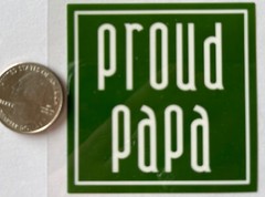 FATHER KNOWS BEST Phrase Cafe Mylar Stickers(24pc)Sticko•Fishing•Dad•King •Papa