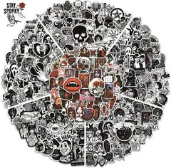 300PCS Gothic Stickers Pack cool for Teens, Vinyl Punk Gothic Stickers