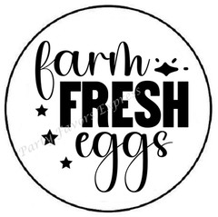 FARM FRESH EGGS ENVELOPE SEALS LABELS STICKERS PARTY FAVORS