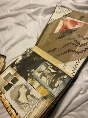 Large Junk Journal / Art Journal With Some Metal And Bling