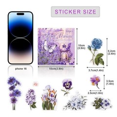 Stickers Material Junk Journal Purpler W9I72554
