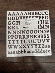 Creative Memories Brown ABC/123 Stickers Numbers & Letters Theme