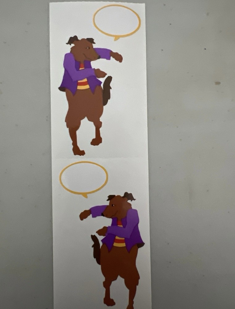Mrs. Grossman’s Stickers Animals Dancing Dog