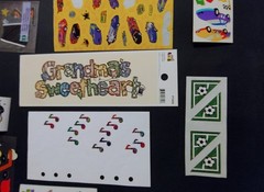 Vintage – Stickers – Variety – some missing as shown – comes as a set as shown