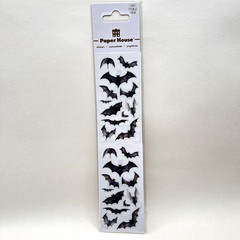 Paper House Halloween Bat Stickers Scrapbooking Junk Journals Collage