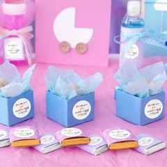 Colorful Thank You Stickers | 2″ Waterproof Labels for Wedding, Baby Shower | 60