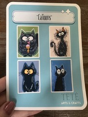 Sticker Sheet “CaToons” Glossy 6×4