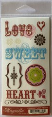 STARBURST LOVE Rub-Ons(3”x6”) MME•Love•Sweet•Heart•Flowers•Brackets •Shapes•Kias