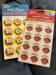Trend Scratch N Sniff Retro Stinky Stickers Lot Of 2 PacksCaramel Apple And More