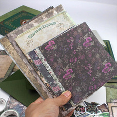 Vintage Scrapbooking Supplies Kit, 185Pcs Junk Journal Kit