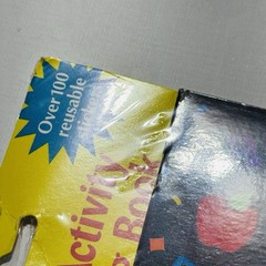 Vtg SandyLion Stick & Learn Sticker Activity and Coloring Book NOS PLEASE READ