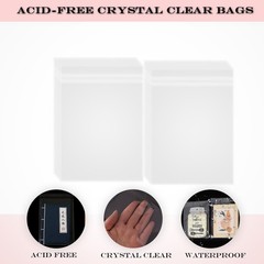 Crystal Clear Photo Sleeves Bags For 12×16 Mats 12 2/5×16 5/9 Inch 100 PCS