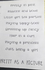 TINY TALES – VELLUM STICKERS – Little GIRL 5X7 inches