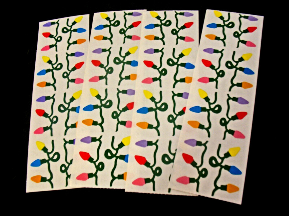 Mrs Grossman LOT -4 Strips Top Hats, Christmas, Roses, Confetti STICKERS–Choose