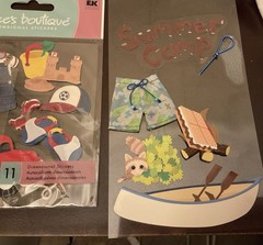2 Jolees Boutique Stickers Scrapbooking Sheets Shorts Toddler Overalls S’mores