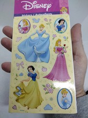 Sandylion Cinderella Princess Disney Stickers Aurora Sleeping Beauty